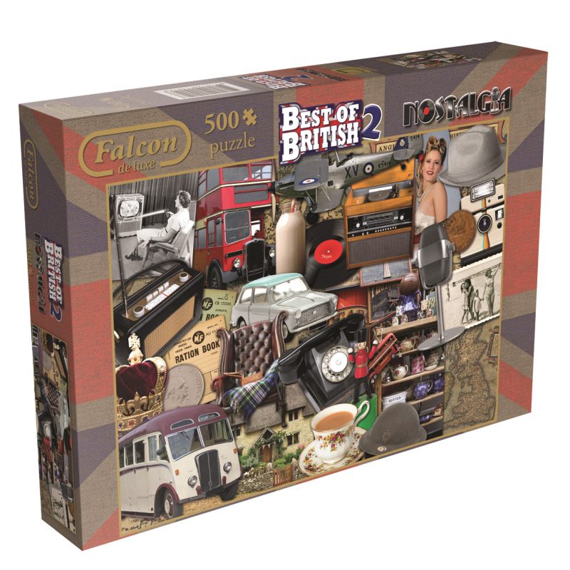 Пазл 500 Jumbo Falcon Лучшее из Великобритании 2 Ностальгия (Best of British Nostalgia) - 11012 - фото