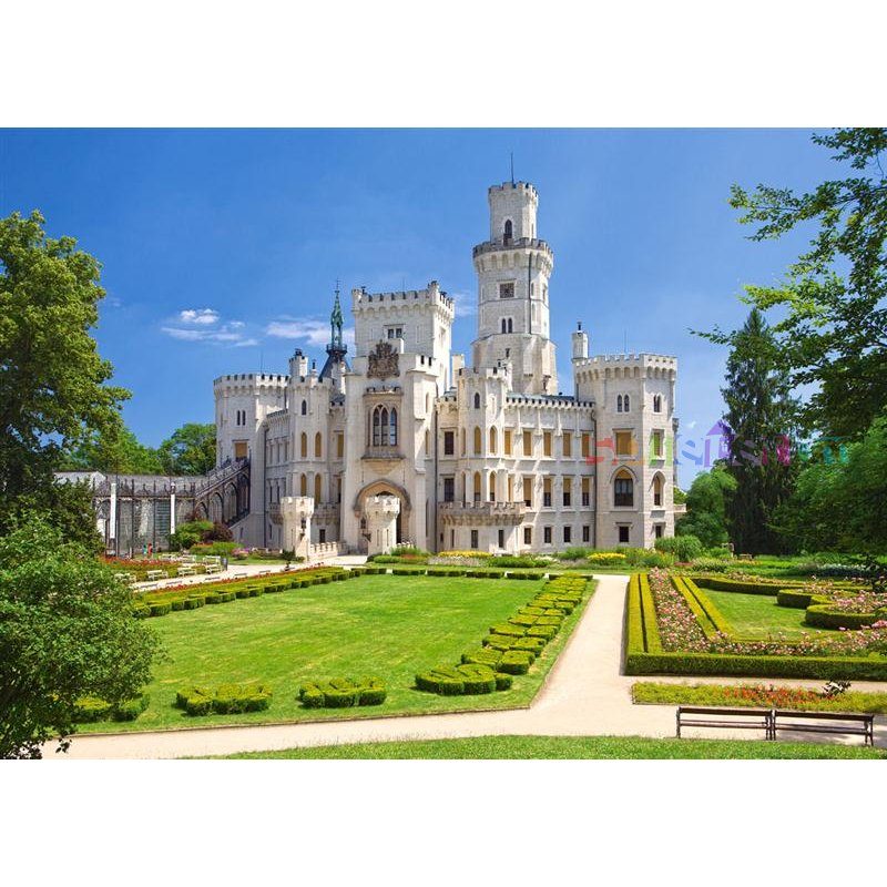 Пазл 1000 деталей Castorland: Замок, Чехия (С-102167) (Hluboka Castle, Czech Republic) - фото