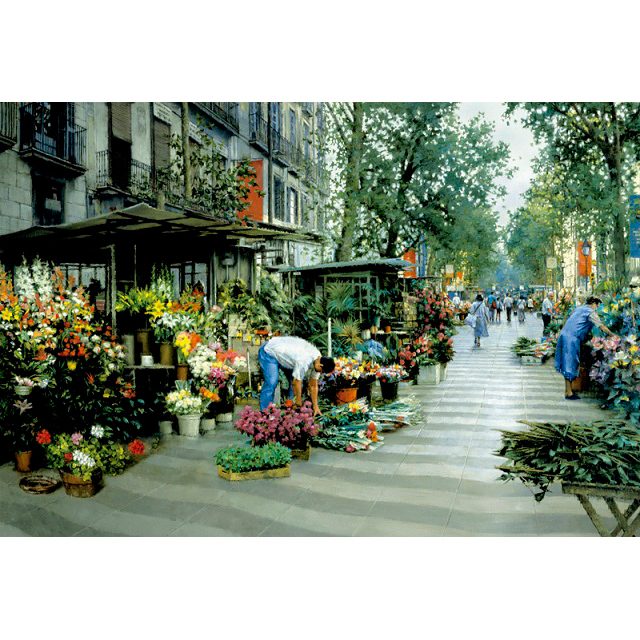 Пазл 5000 деталей Educa: Лас Рамблас, Барселона (16023) -- Las ramblas, barcelona - фото