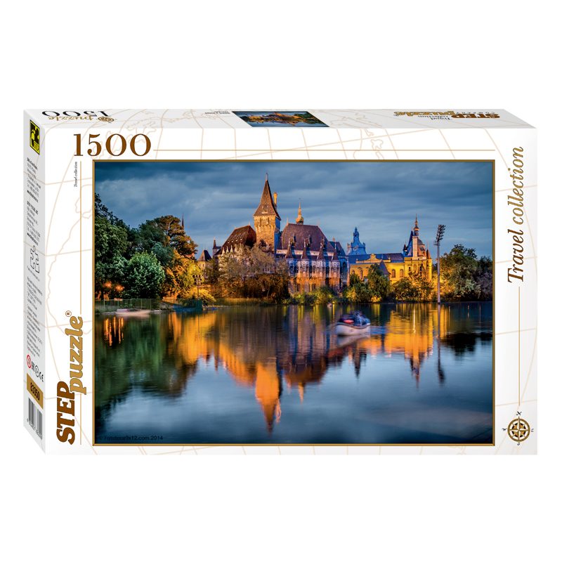 Пазл Степ 1500 деталей: Замок у озера (83050) - фото