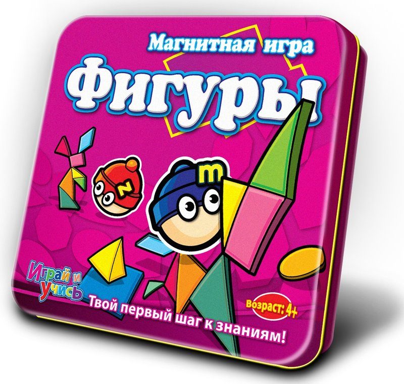 Магнитная игра MACK&ZACK (LP- SHAPES Фигуры) - фото