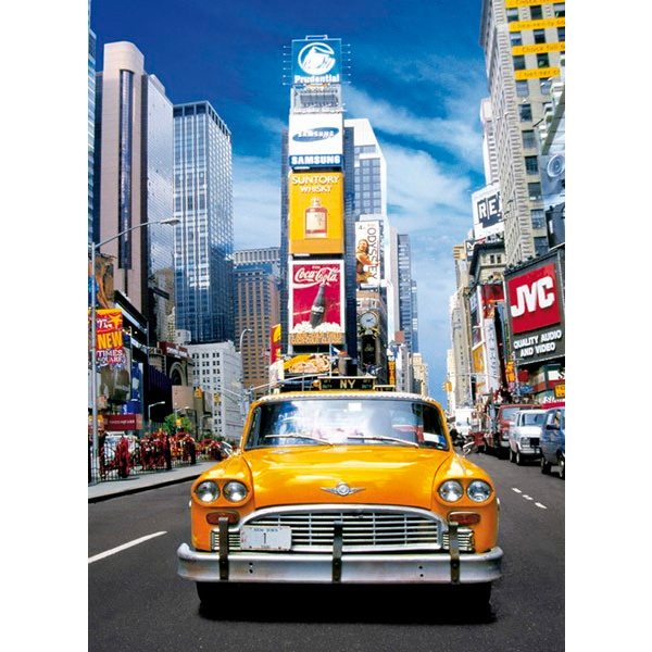 Пазл Clementoni 500 деталей: Такси на Тайм-Сквер (30338) (Taxi in Times Square) - фото