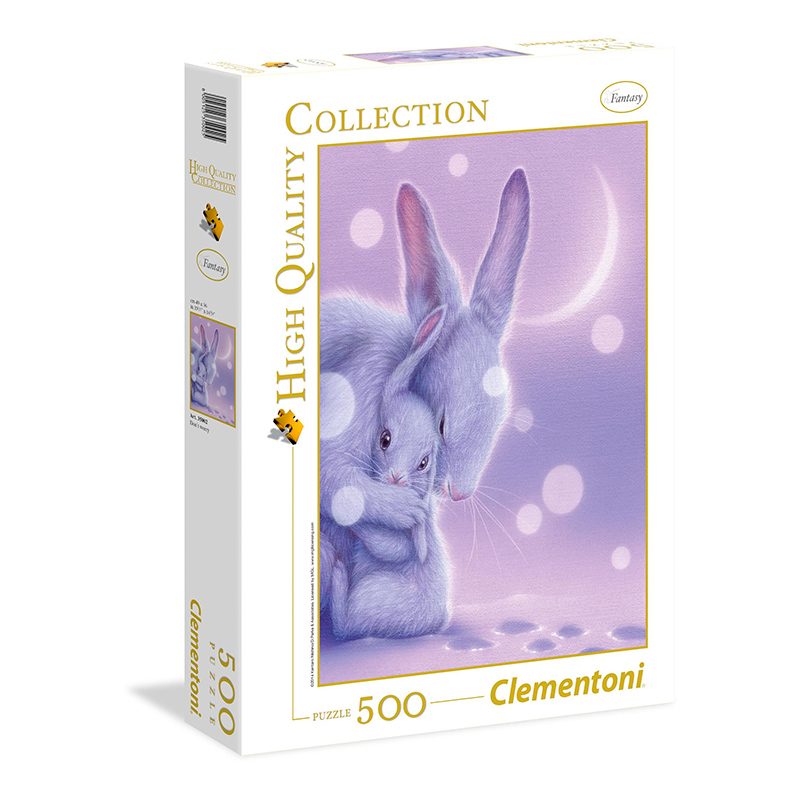 Пазл Clementoni 500 деталей: Кролики-не бойся (35002) (Dont Worry (Kentaro Nishino)) - фото