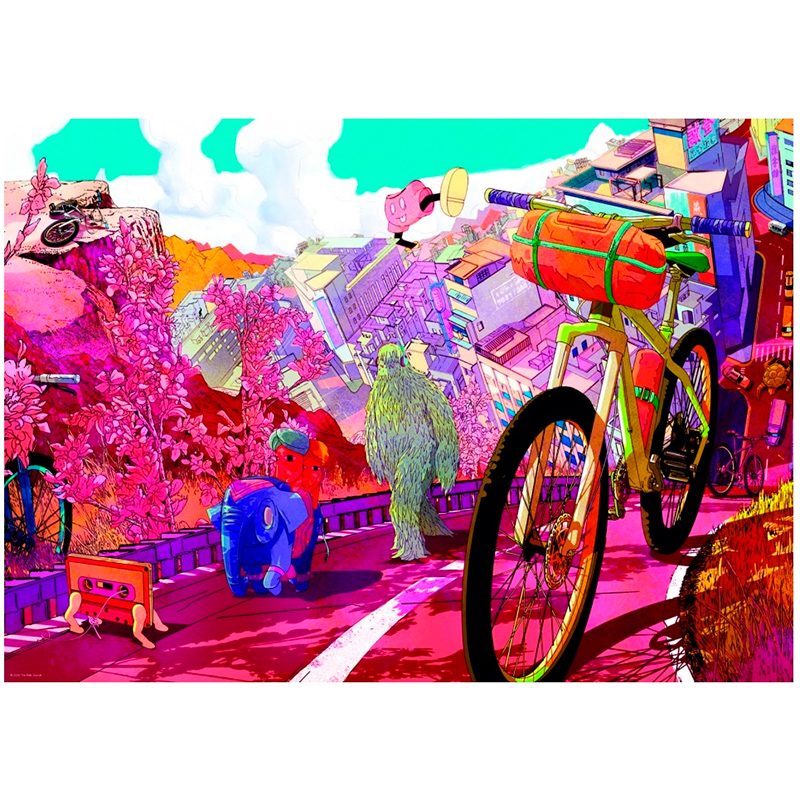 Пазл Heye 1000 деталей: Прогулка в розовом цвете (29677) -- Tour in Pink - фото