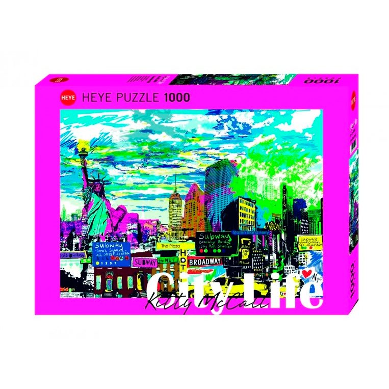 Пазл Heye 1000 деталей: Я люблю Нью-Йорк (29681) -- I love New York! - фото