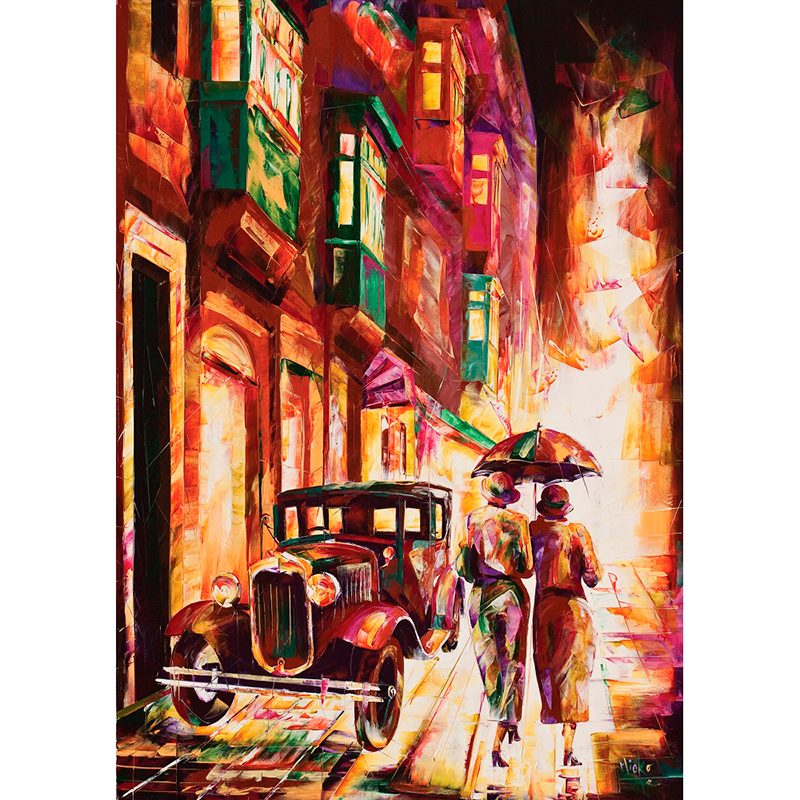Пазл Art Puzzle 1000 деталей Мичкович Валетта, сумерки (4426) -- Miodrag Momcilovic - Valetta Twilight - фото