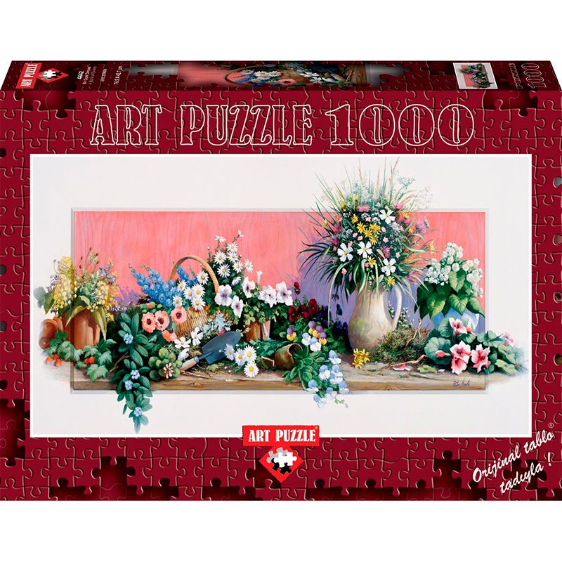 Пазл Art Puzzle 1000 деталей Э. Эрвин Мир цветов (панорама) (4442) -- Eric Erwin - A World Of Flowers - фото