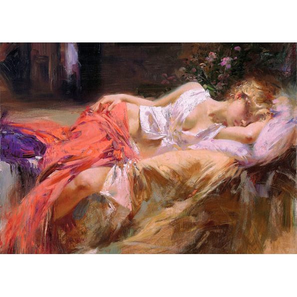 Пазл Art Puzzle 2000 деталей П.Дэни  Дневной сон (4700) -- Pino Daeni - Day Dream - фото
