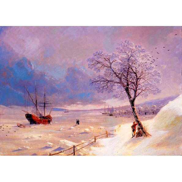 Пазл Art Puzzle 1000 деталей И.Айвазовский Замерзший Босфор (71024) - фото