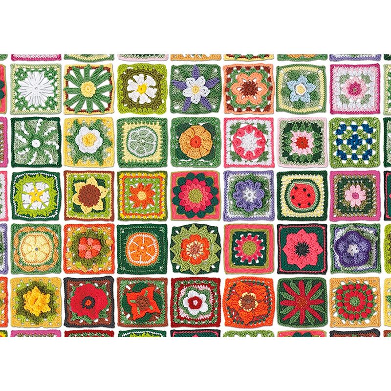 Пазл Cobble Hill 1000 деталей: Бабушкины узоры (51776) -- Granny Squares - Margaret Hubert - фото
