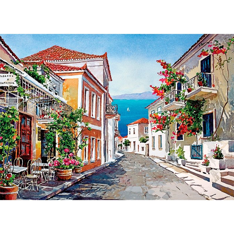 Пазл Art Puzzle 1500 деталей Приморский городок. П.Зографос (4616) -- Galaxithi - Pantelis D. Zografos - фото