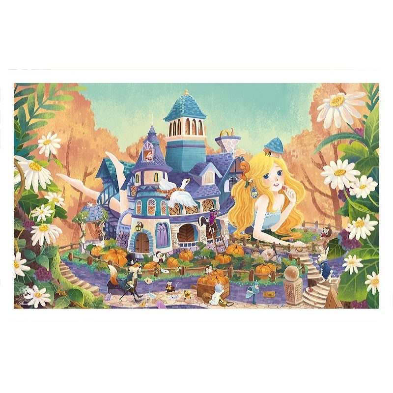 Пазл Pintoo 1000 деталей Стэнли. Алиса - Дом белого кролика (H1703) -- Stanley - Alice in Wonderland - White Rabbits House - фото