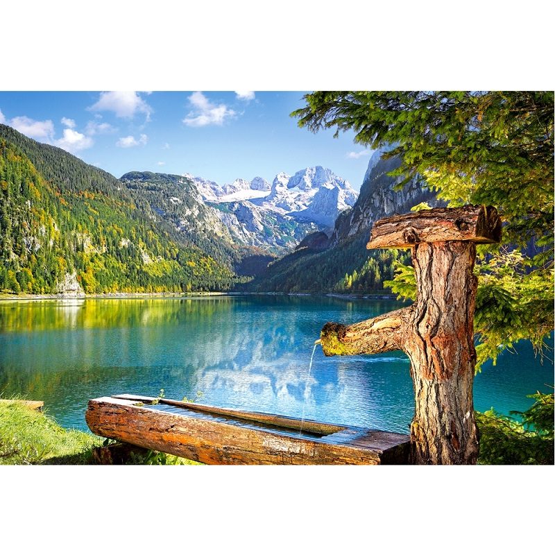 Пазл Castorland 1500 деталей Озеро, Австрия (C-151332) -- Gosausee, Austria - фото
