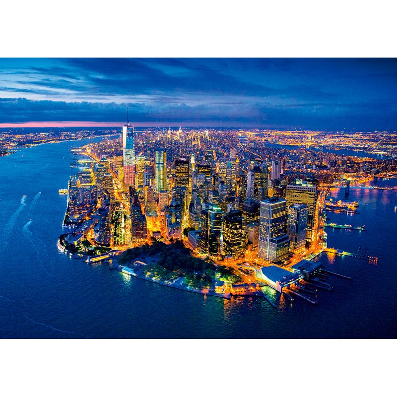 Пазл 2000 деталей Educa: Нью-Йорк с высоты птичьего полета (16773) -- New York aerial view - фото