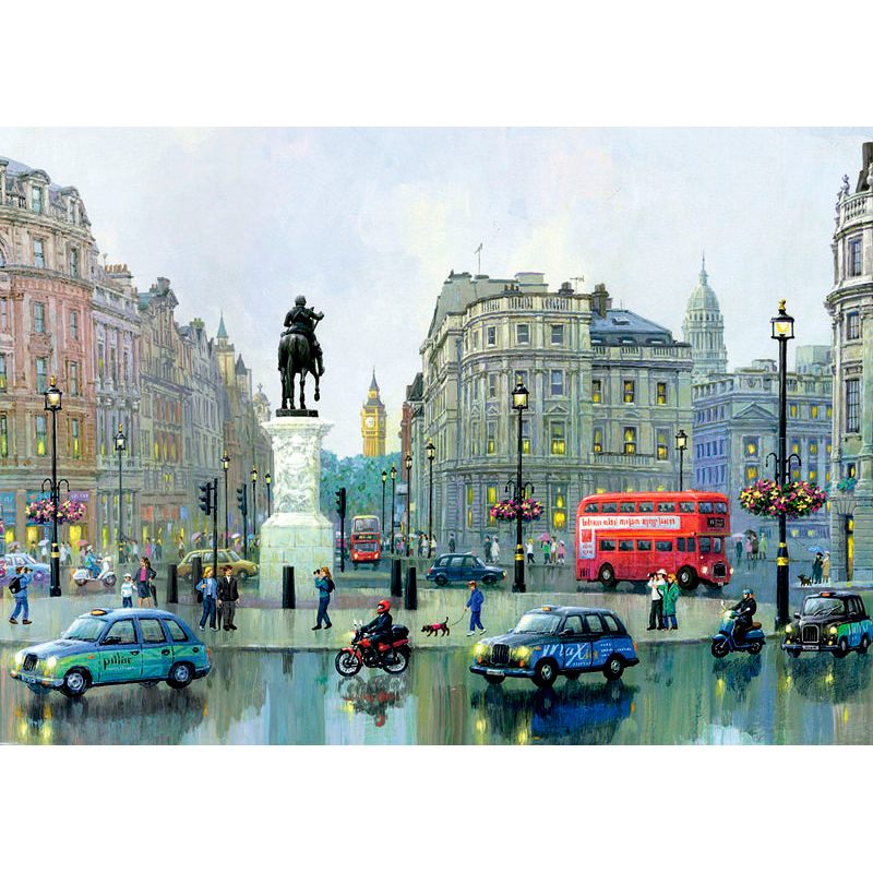 Пазл 3000 деталей Educa: Чаринг Кросс в Лондоне, Александр Чен (16779) -- London Charing Cross, Alexander Chen - фото