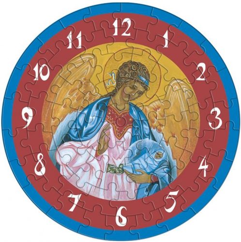 Ангел-Хранитель. Часы пазл (Умная бумага УБ126-13) - фото