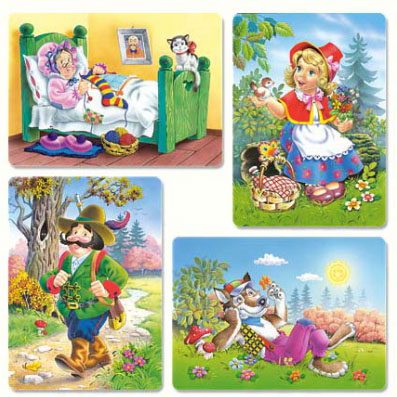 Пазлы Castorland 8#12#15#20 деталей: Красная Шапочка (В-04058) - фото