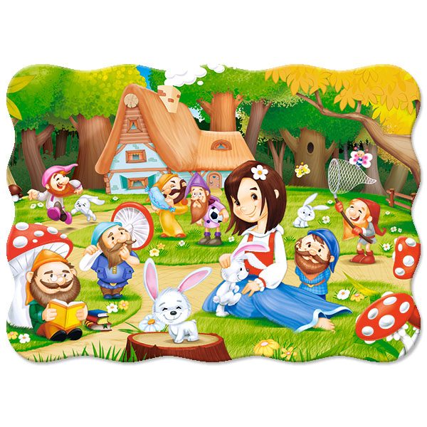 Пазл Castorland 30 деталей: Белоснежка и 7 гномов (В-03495)Пазл Castorland 30 деталей: Белоснежка и 7 гномов (В-03495) - фото