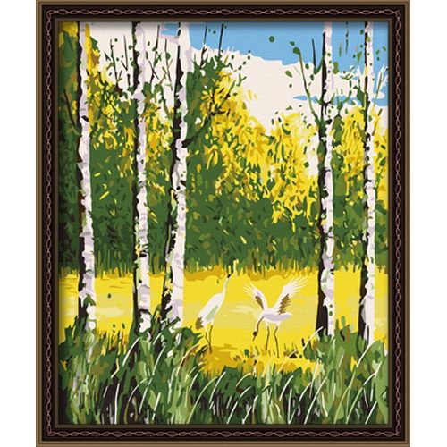 Набор для раскрашивания картины по номерам Menglei Солнечная поляна (40x50 см, холст) (MG026) - фото