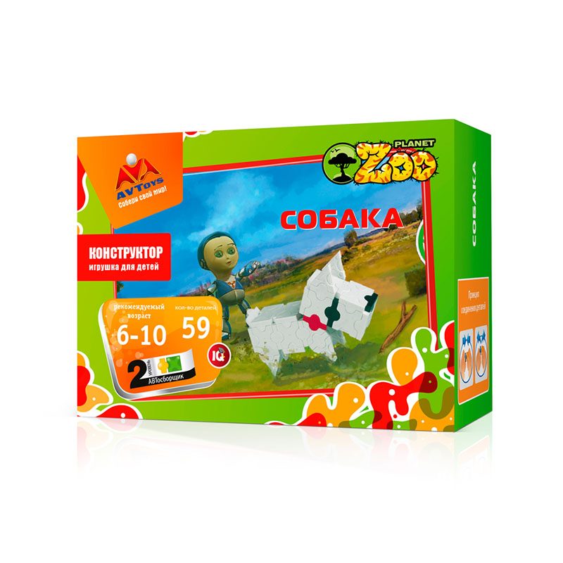 Конструктор Собака 59 деталей (AVToys 140104) - фото
