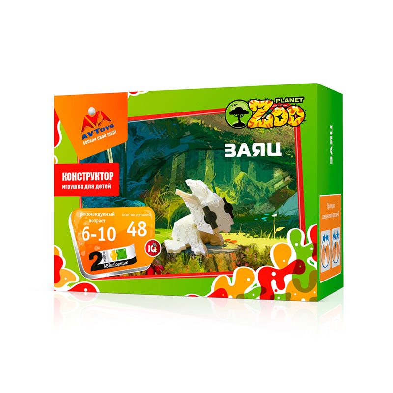 Конструктор Заяц 48 деталей (AVToys 140103) - фото