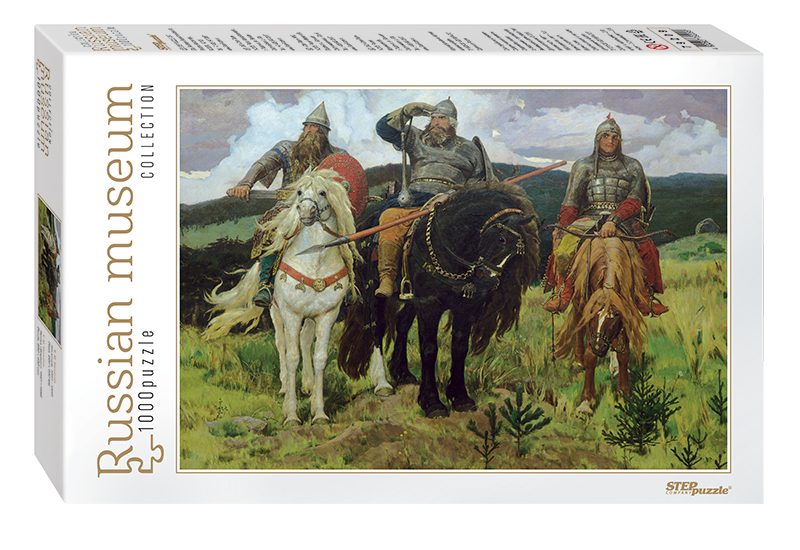 Пазл Степ 1000 деталей: Богатыри. Виктор Васнецов (Русские музеи) (79209) - фото