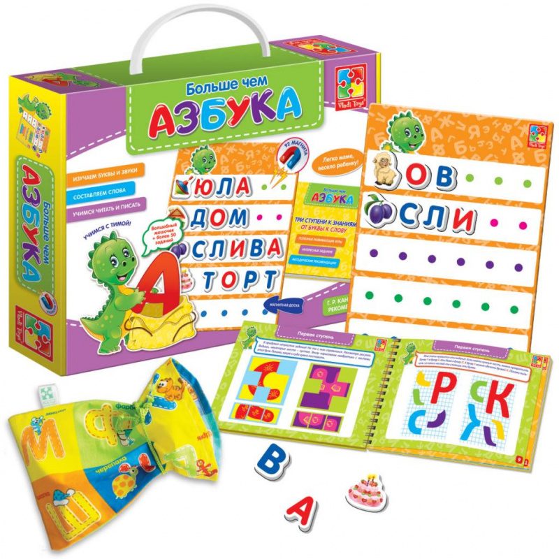 Развивающая игра Больше чем Азбука (по методике Г.Р. Кандибура) - фото