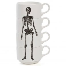 Чашки Скелет Bone Cups (4 шт.) - фото