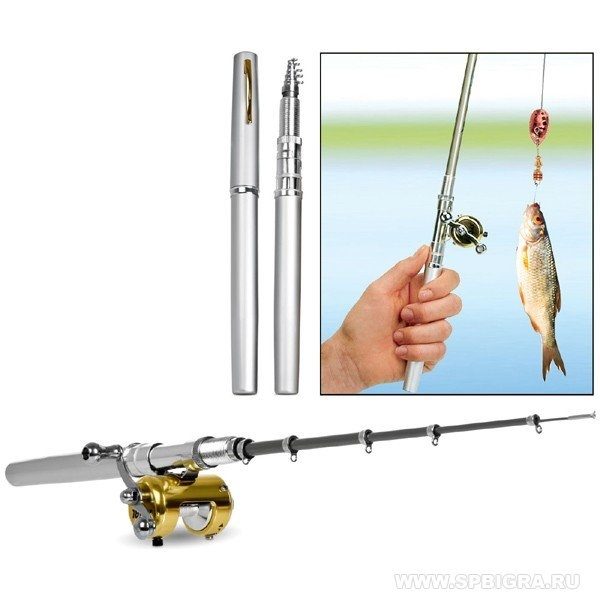Карманная удочка в виде ручки Fish Pen - фото