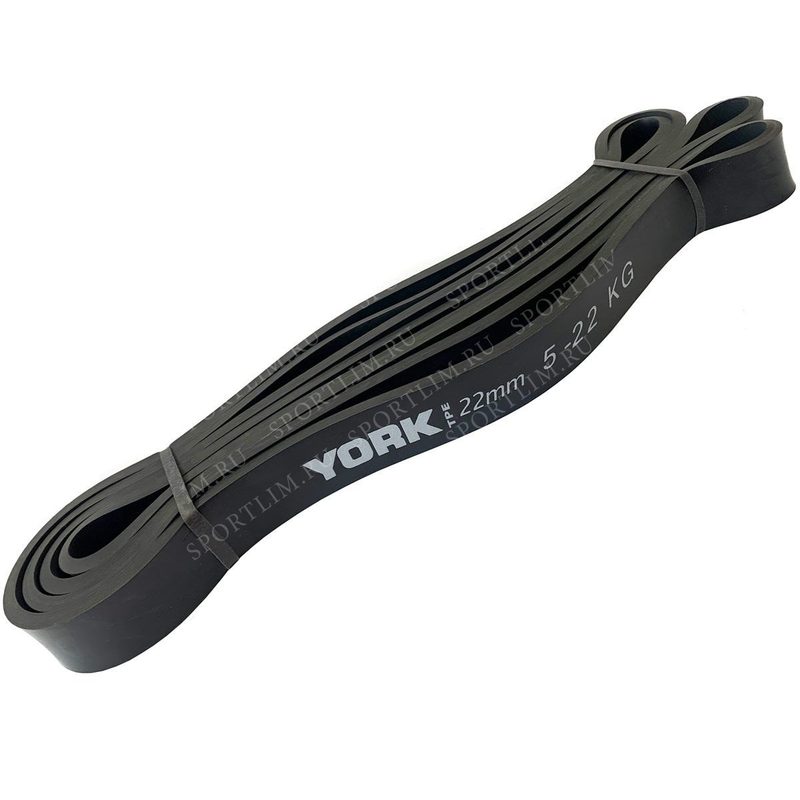 Эспандер-Резиновая петля York TPR Crossfit 2080х4.5х22мм (черный) (RBT-103/B34950) - фото