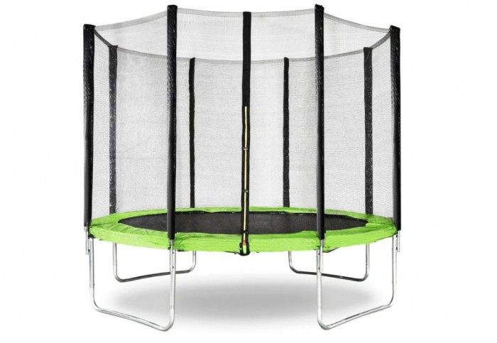 КМС Батут с защитной сеткой Trampoline 10 диаметр 3 м - фото
