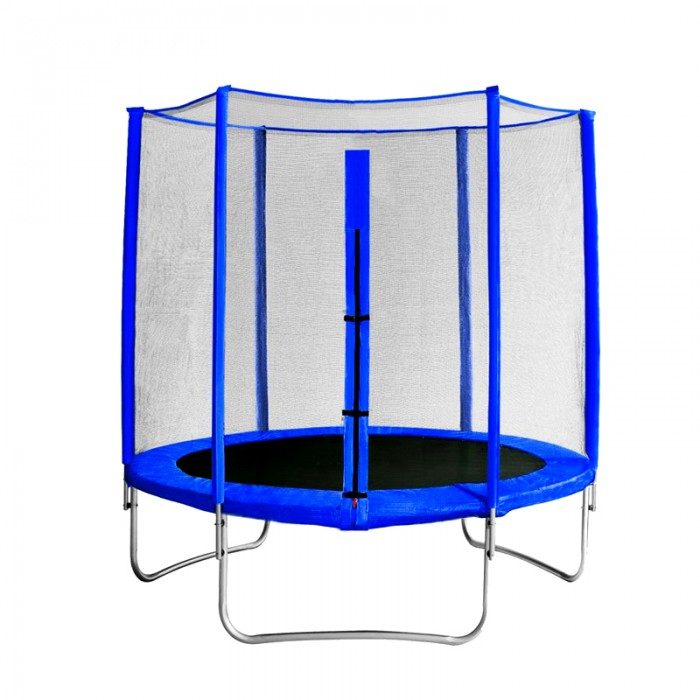 Батут с защитной сеткой Trampoline 6 диаметр 1,8 м зелёный - фото