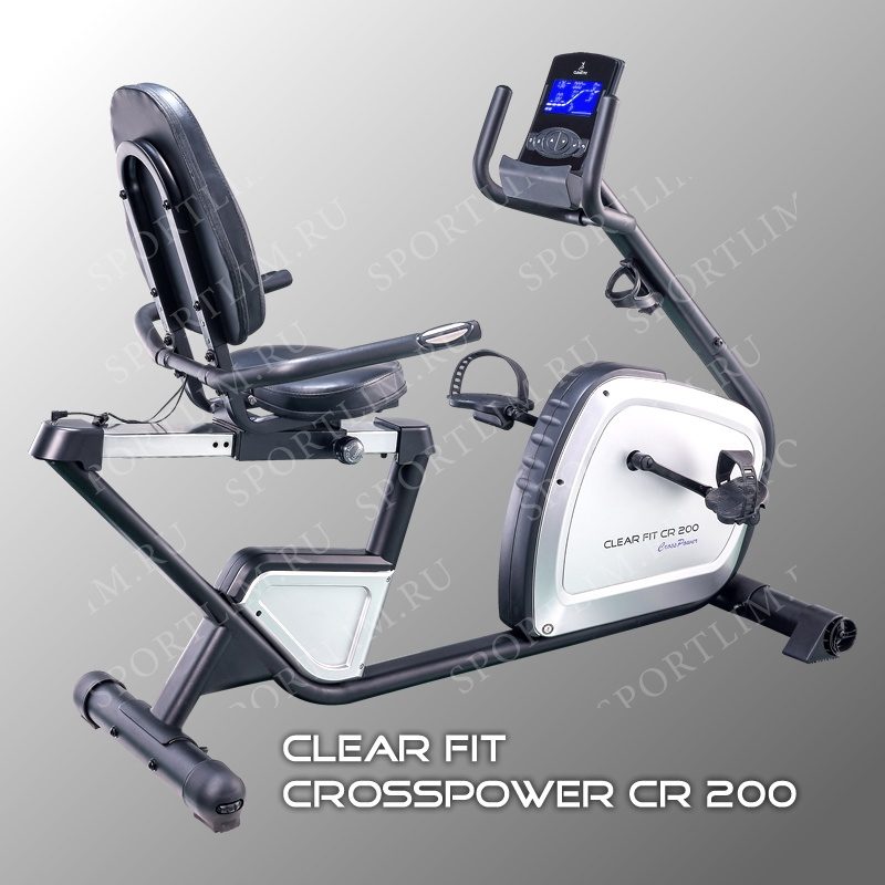 Горизонтальный велотренажер CLEAR FIT CrossPower CR 200 - фото