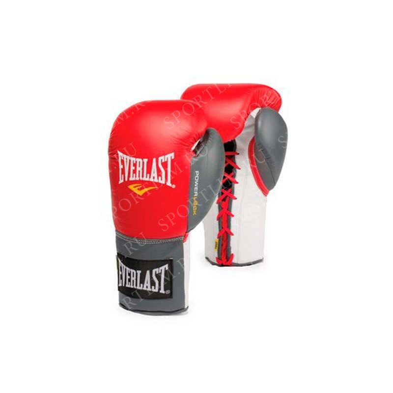 Перчатки тренировочные Powerlock 16oz красн/сер. (арт. 2200756) - фото
