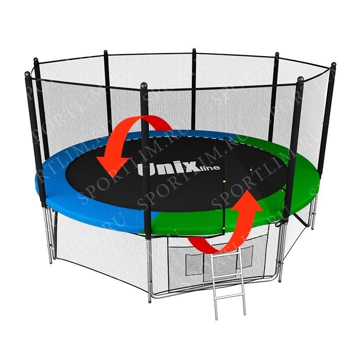 Батут UNIX line Classic 14 ft (outside) - фото