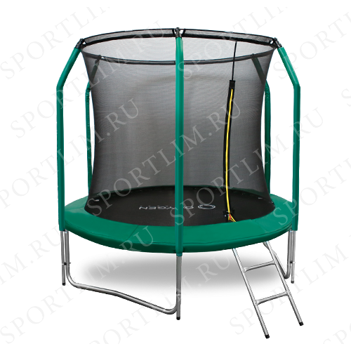 Батут Oxygen Fitness Premium 8 ft inside (Dark green) - фото