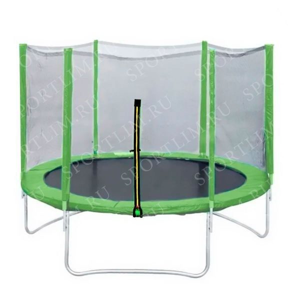 Батут DFC Trampoline Fitness 10ft наружн.сетка, св.зел. (305см) - фото