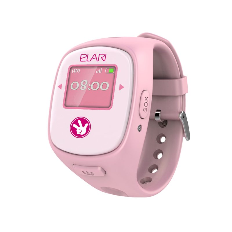 Elari Fixitime 2, Детские часы-телефон c GPS/LBS/WiFi-трекером (розовые) - фото