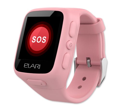 Elari KidPhone, детские часы-телефон с LBS (розовые) - фото