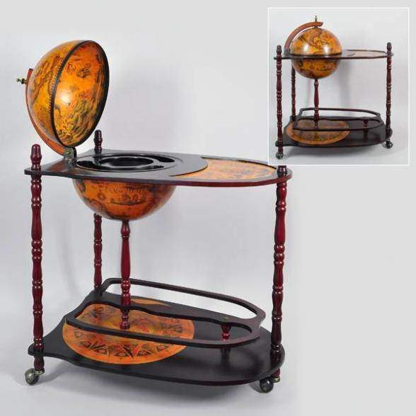 Глобус бар напольный d=33см, 80*40*85см - фото