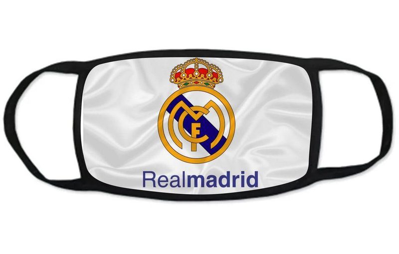 Тканевая защитная маска на лицо Реал Мадрид, Real Madrid - фото