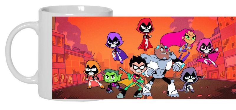 Кружка Юные Титаны Вперёд, Teen Titans Go №7 - фото