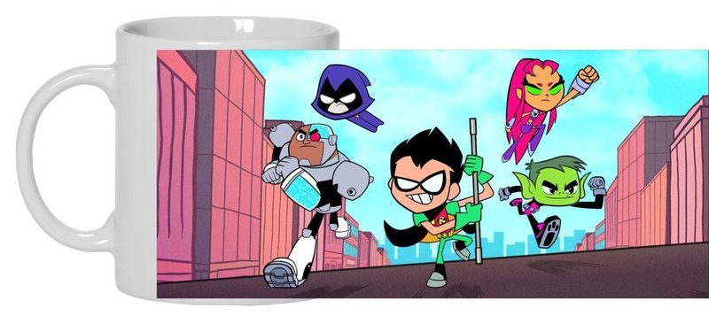 Кружка Юные Титаны Вперёд, Teen Titans Go №8 - фото