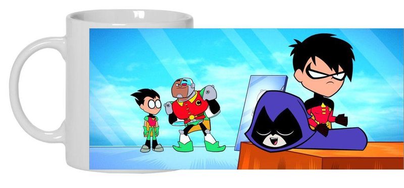 Кружка Юные Титаны Вперёд, Teen Titans Go №6 - фото
