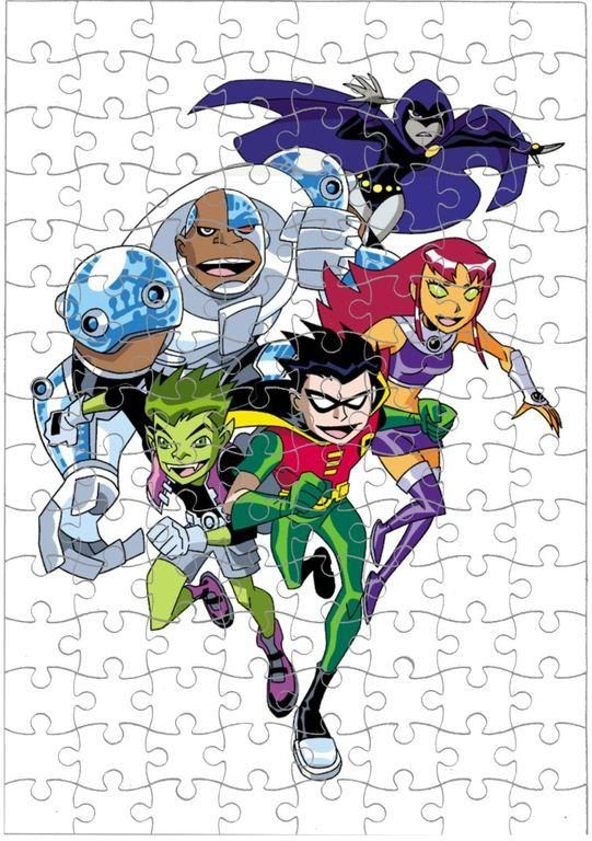 Пазл Юные Титаны Вперёд Teen Titans Go №1 - фото