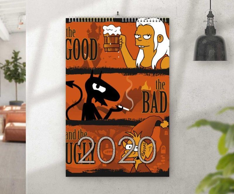 Перекидной календарь на 2020 год Разочарование, Disenchantment №1 - фото