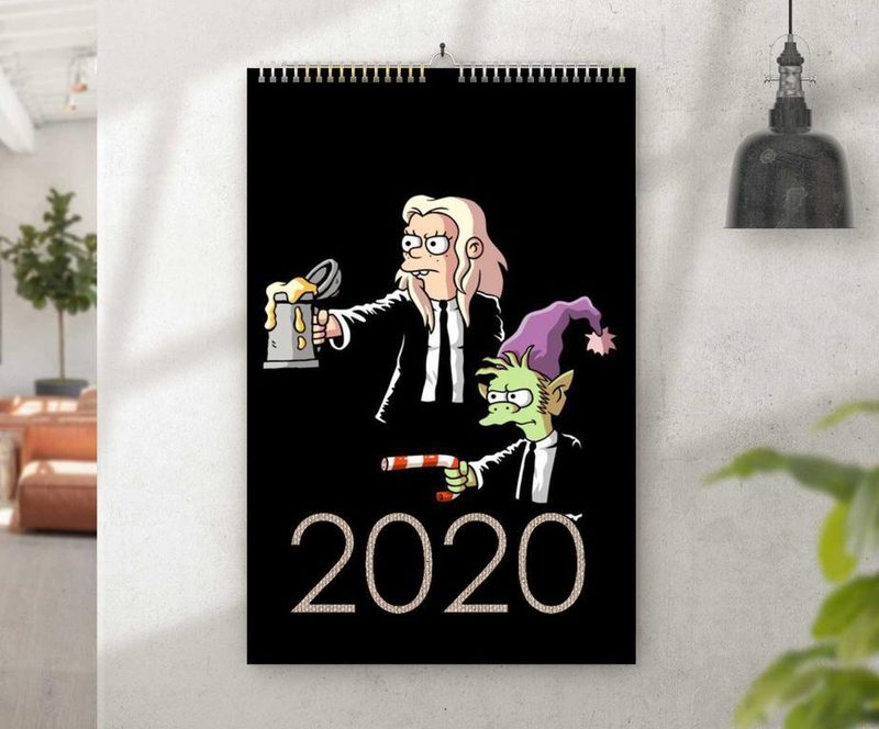Перекидной календарь на 2020 год Разочарование, Disenchantment №4 - фото