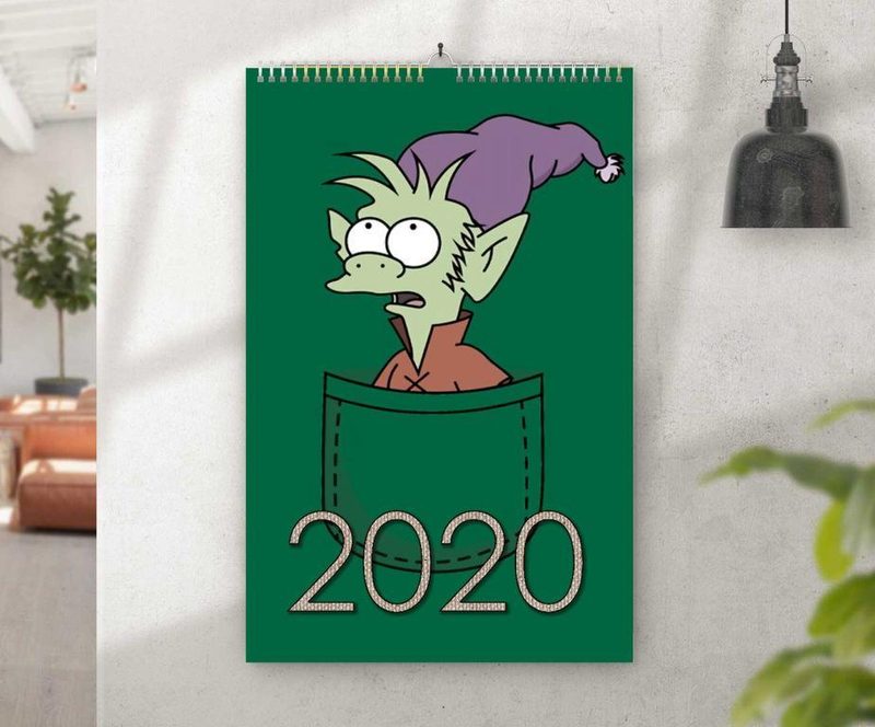 Перекидной календарь на 2020 год Разочарование, Disenchantment №7 - фото