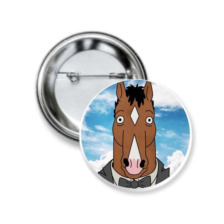 Значок Конь БоДжек, BoJack Horseman №3 - фото