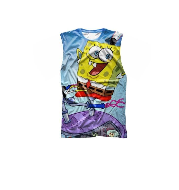 Майка 3D Губка Боб, SpongeBob №1 - фото